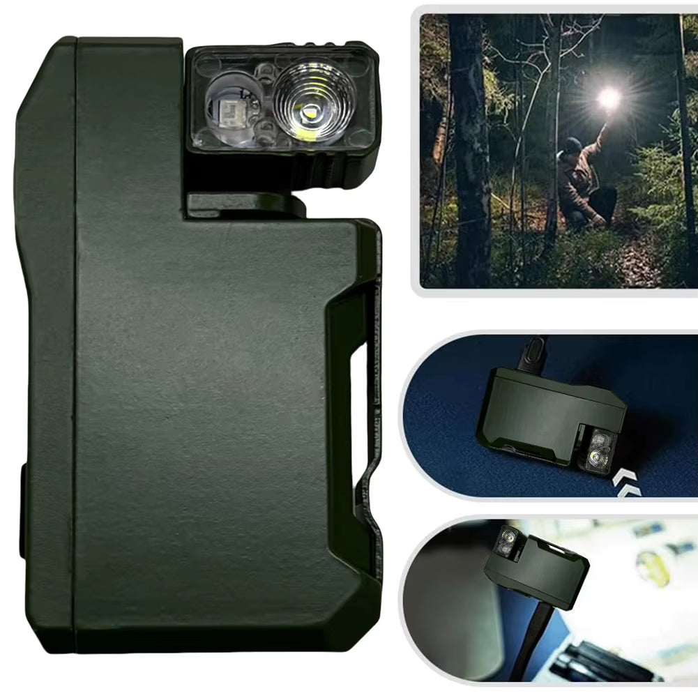 G5 Mini EDC Flashlight 400Lumens Rechargeable Portable Pocket Flashlight Torch 180° Rotating Head for Outdoor Hiking Emergency
